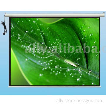 High Quality Matte White Motorized Screen with Remote